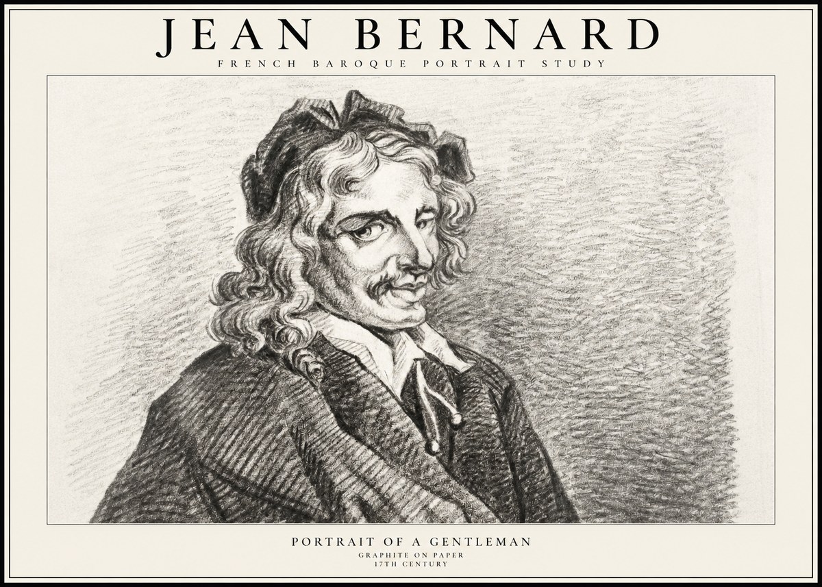 Jean Bernard Portrait of a Gentleman II No2 - Affiche
