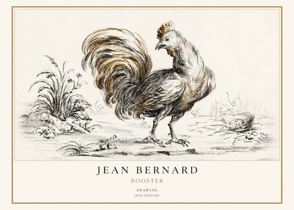 Jean Bernard Rooster No1 - Affiche