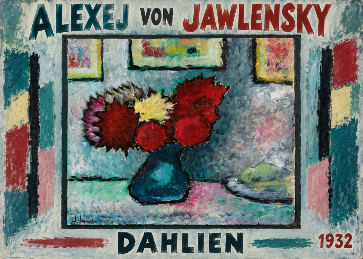 Alexej von Jawlensky Dahlien No1 - Affiche
