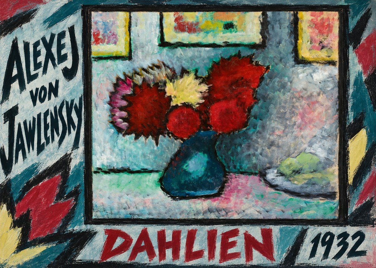 Alexej von Jawlensky Dahlien No4 - Affiche