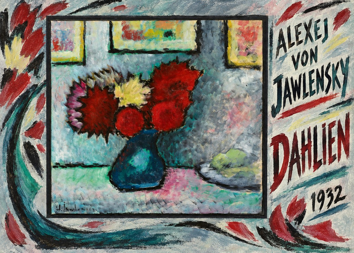 Alexej von Jawlensky Dahlien No6 - Affiche