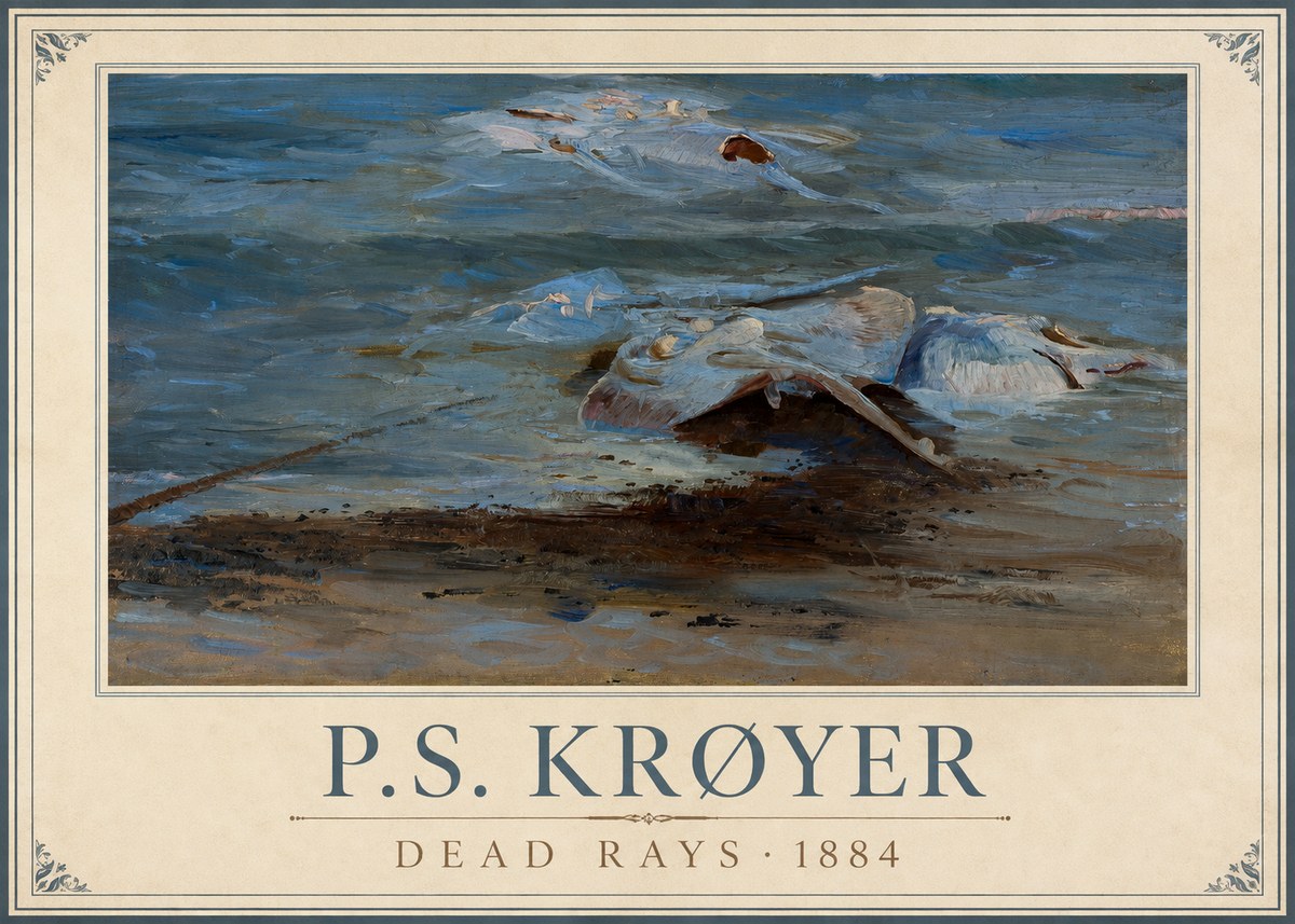P.S. Krøyer Dead Skates No2 - Affiche