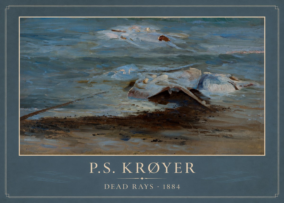 P.S. Krøyer Dead Skates No3 - Affiche