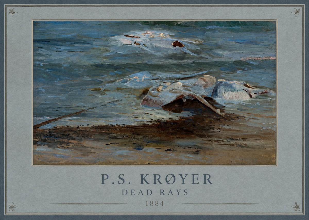 P.S. Krøyer Dead Skates No4 - Affiche