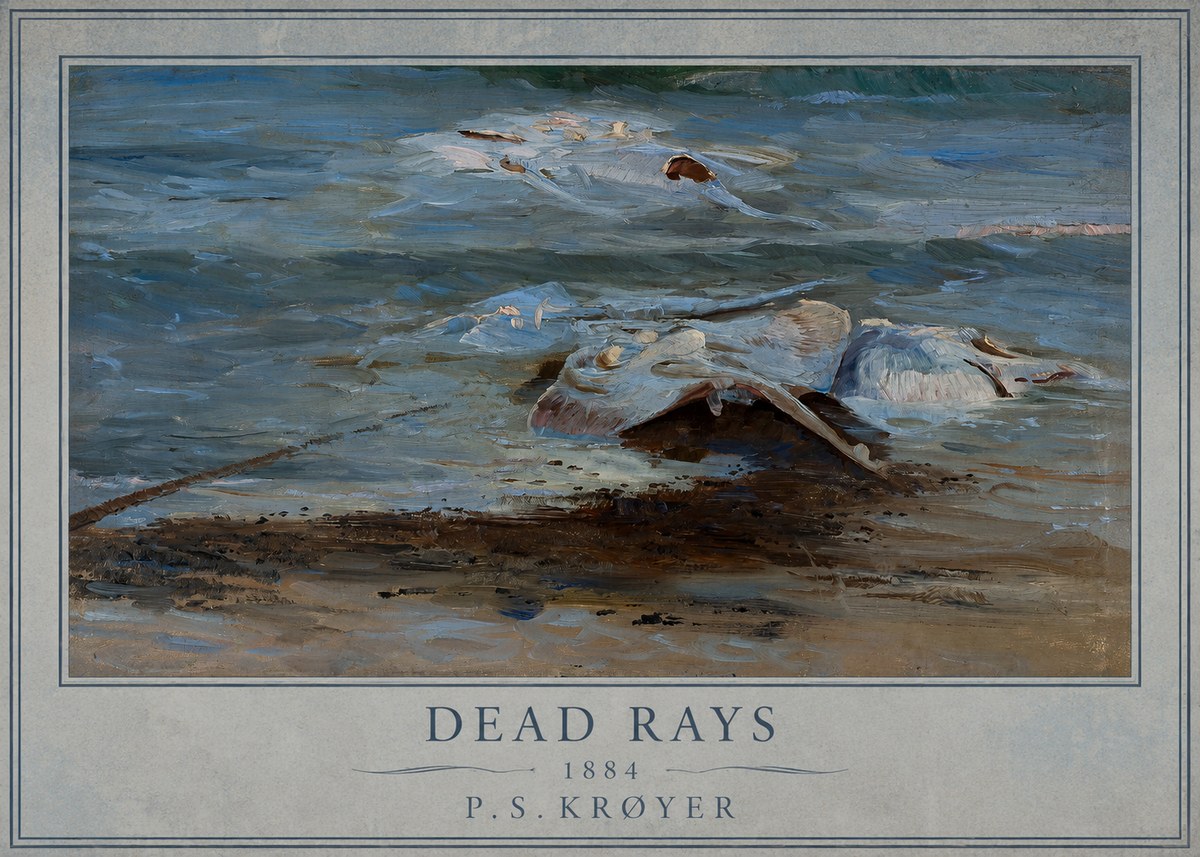 P.S. Krøyer Dead Skates No6 - Affiche