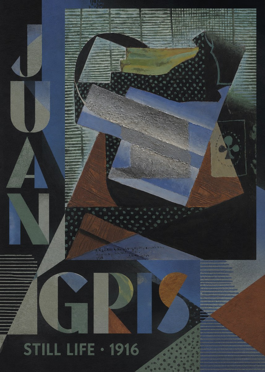 Juan Gris Still Life II No2 - Affiche