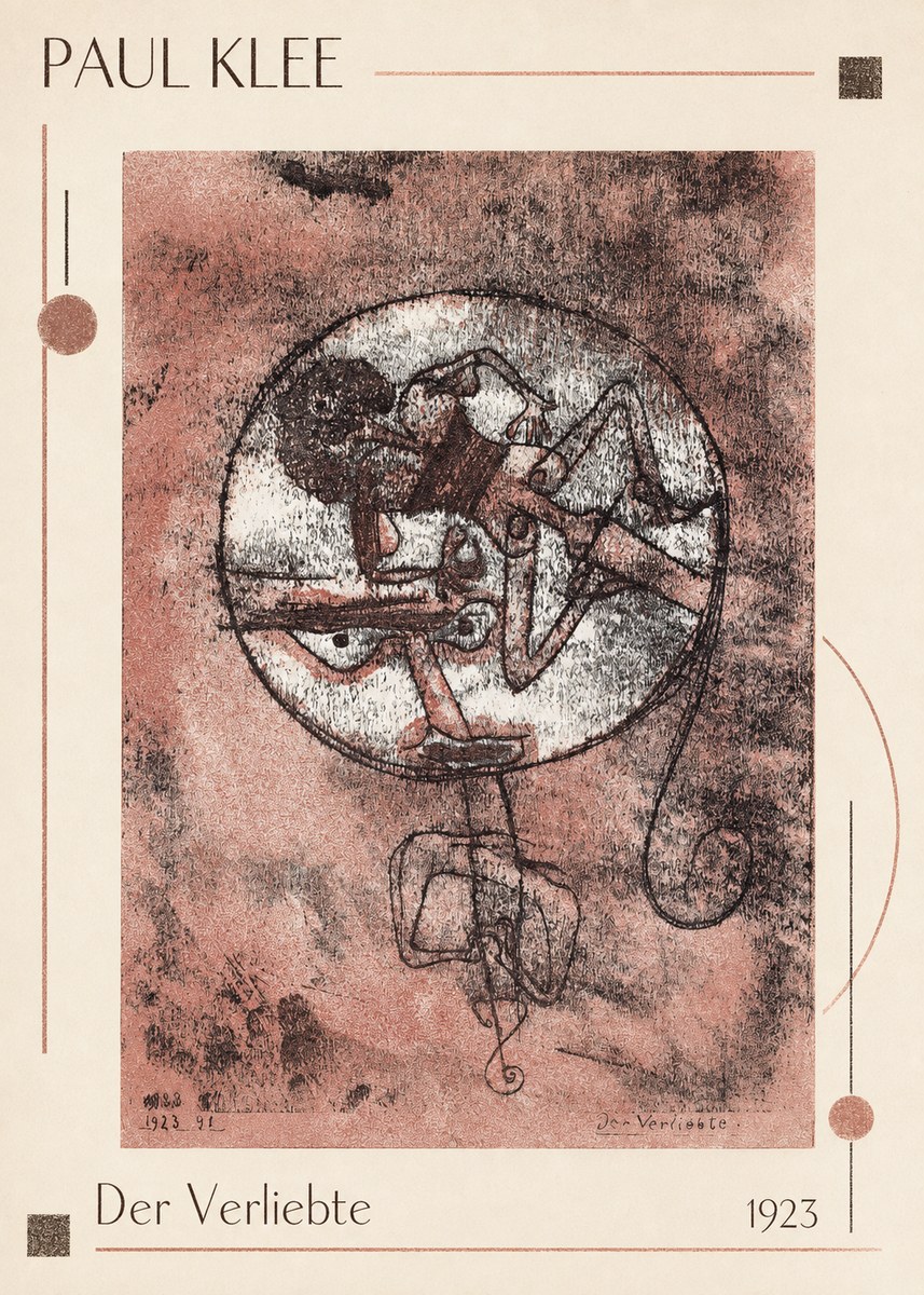 Paul Klee Der Verliebte I No1 - Affiche