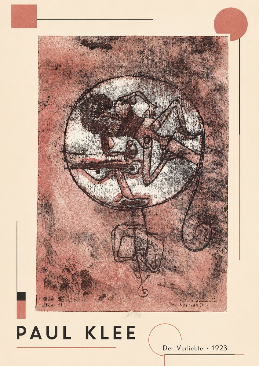 Paul Klee Der Verliebte I No2 - Affiche