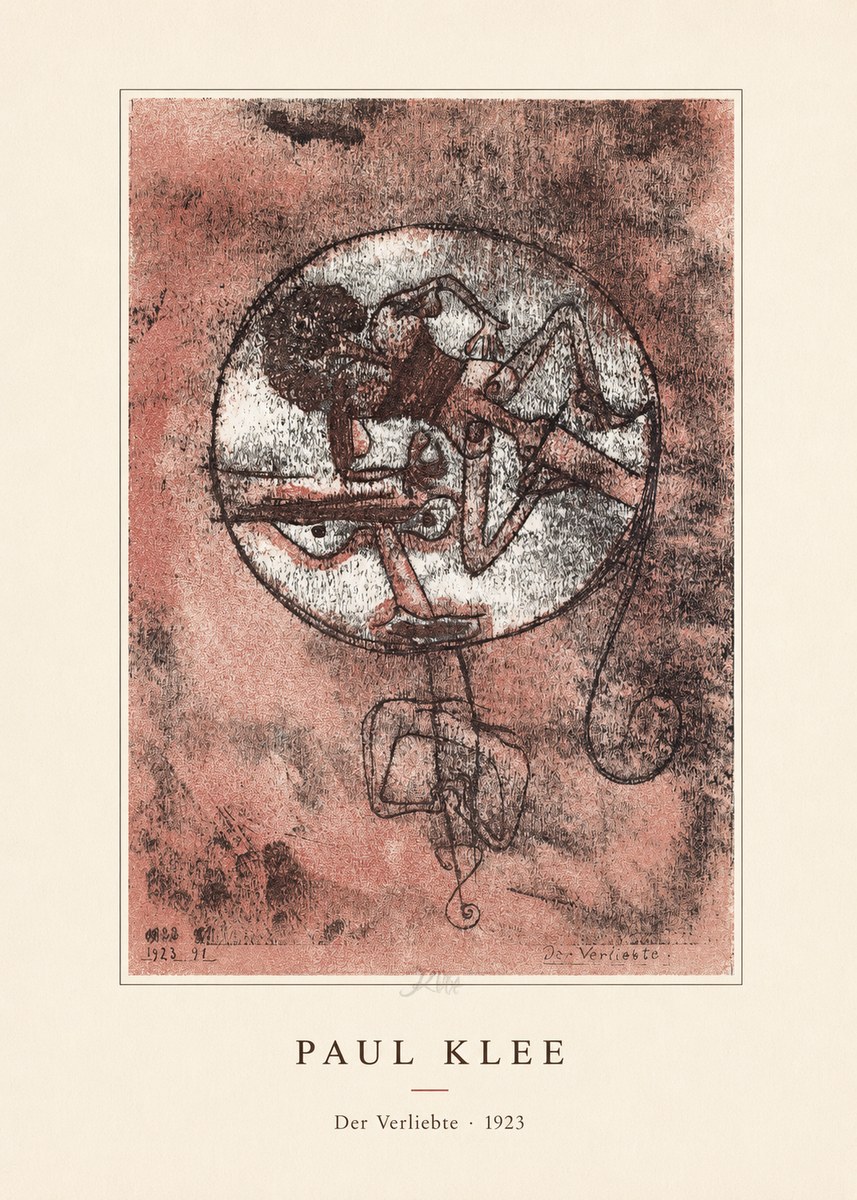 Paul Klee Der Verliebte I No4 - Affiche