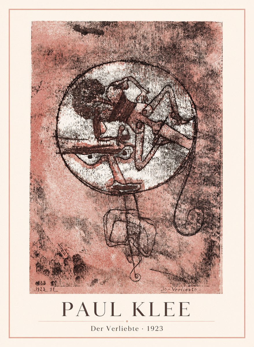 Paul Klee Der Verliebte I No5 - Affiche