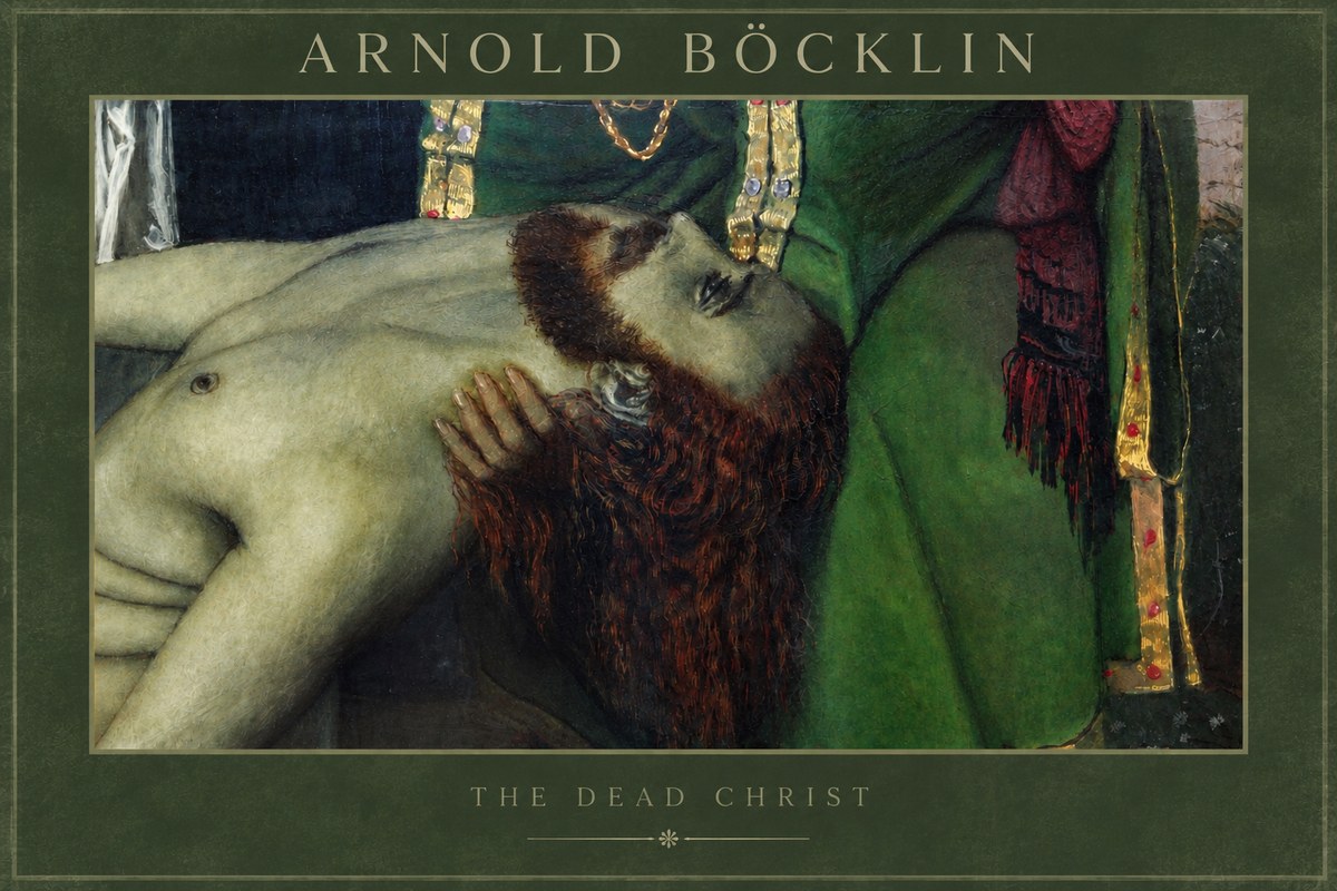 Arnold Böcklin The Dead Christ No3 - Affiche