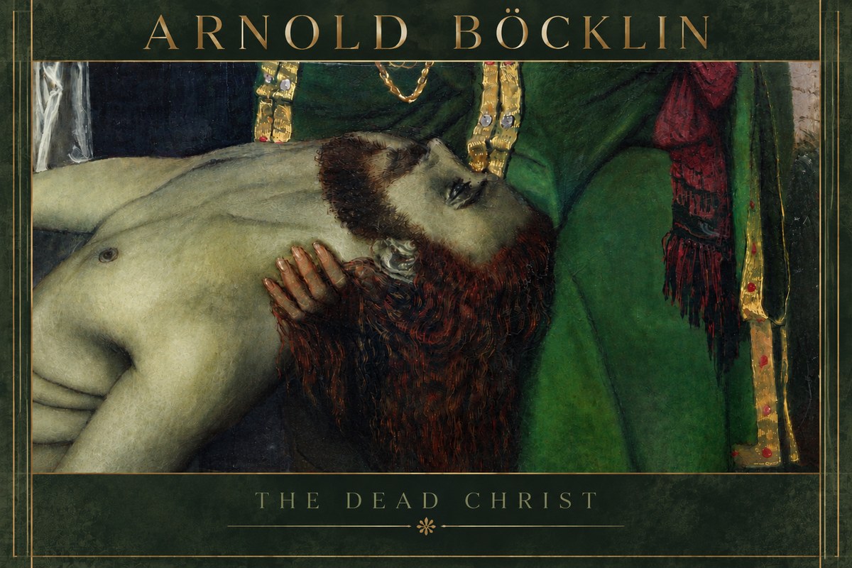 Arnold Böcklin The Dead Christ No6 - Affiche