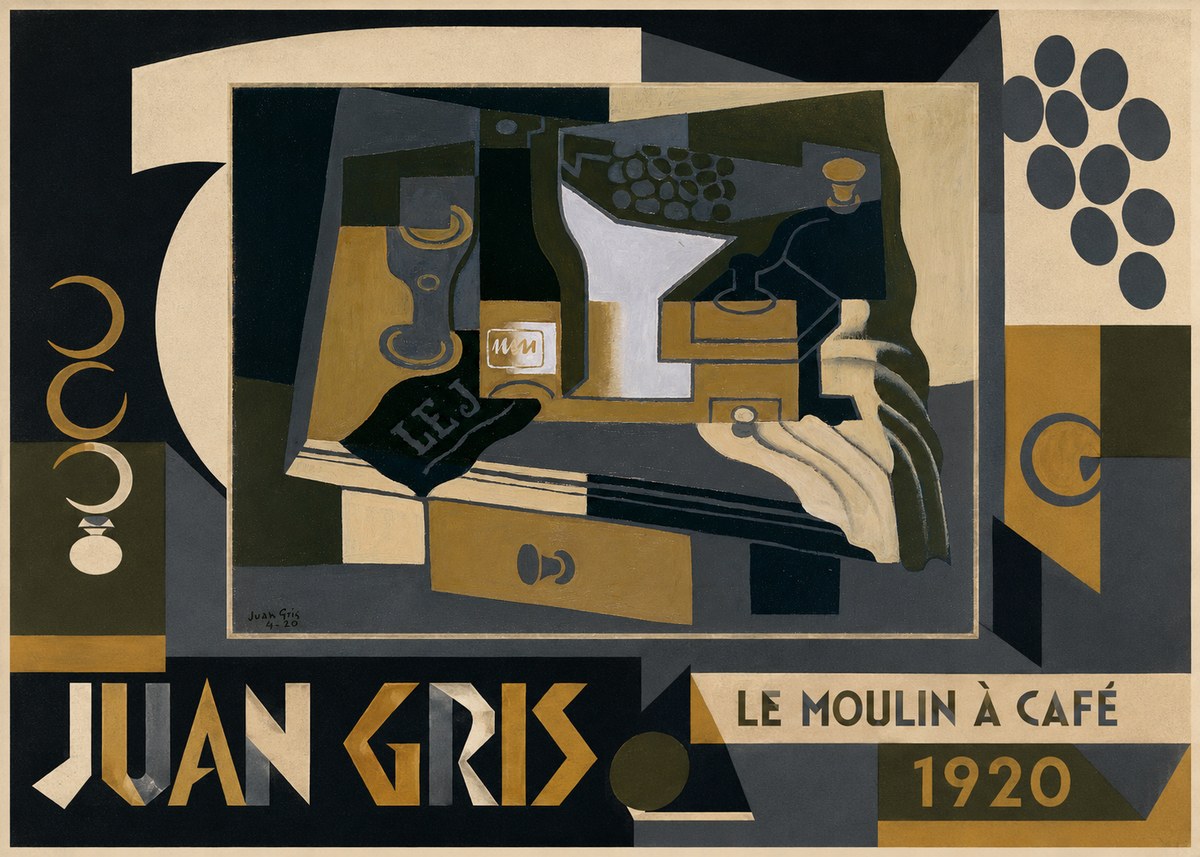 Juan Gris Le Moulin À Café No6 - Affiche