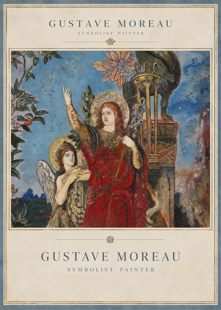Gustave Moreau The Apparition I No3 - Affiche