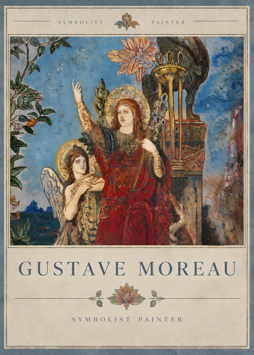 Gustave Moreau The Apparition I No5 - Affiche