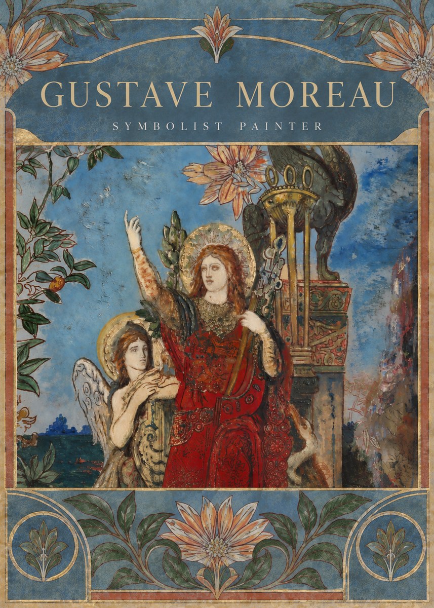 Gustave Moreau The Apparition I No6 - Affiche