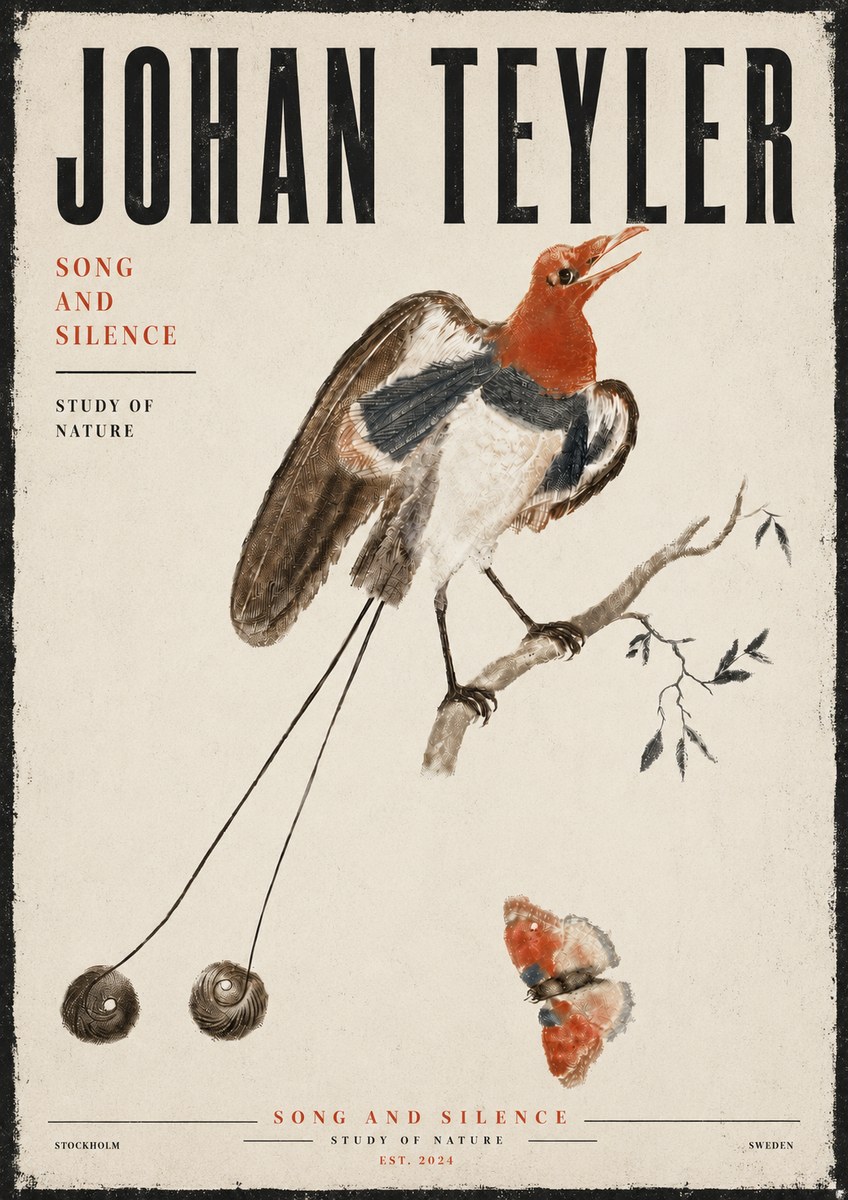 Johan Teyler Song and Silence - Study of Nature No6 - Affiche