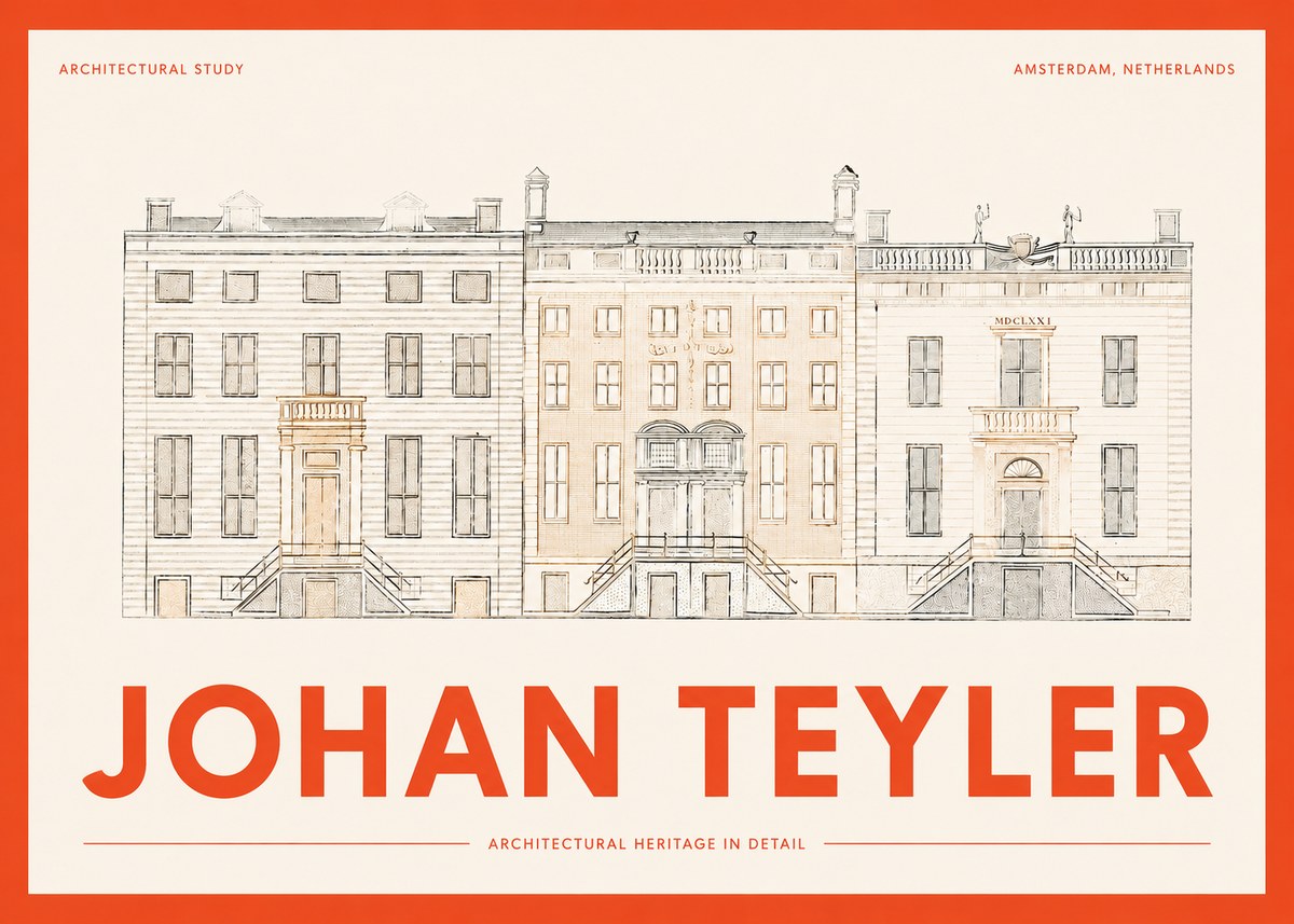 Johan Teyler Architectural Study II No2 - Affiche