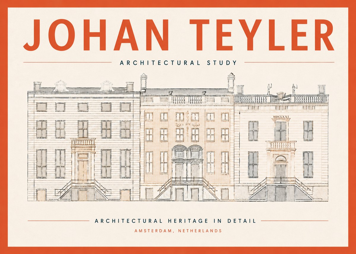 Johan Teyler Architectural Study II No5 - Affiche