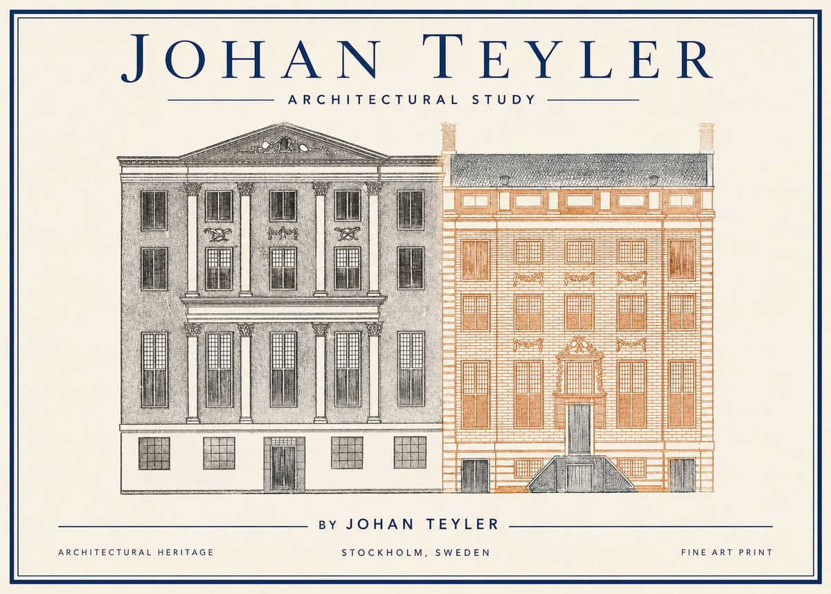 Johan Teyler Architectural Study III No1 - Affiche