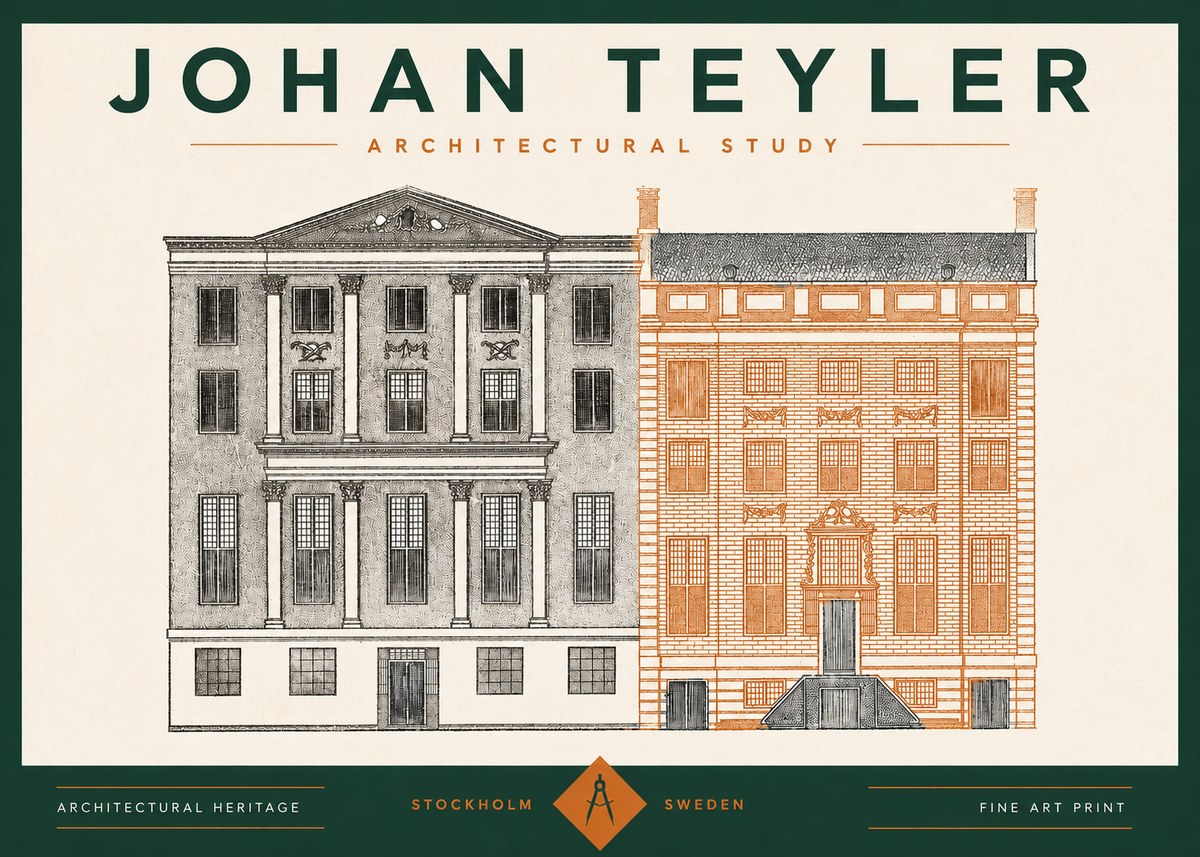Johan Teyler Architectural Study III No2 - Affiche