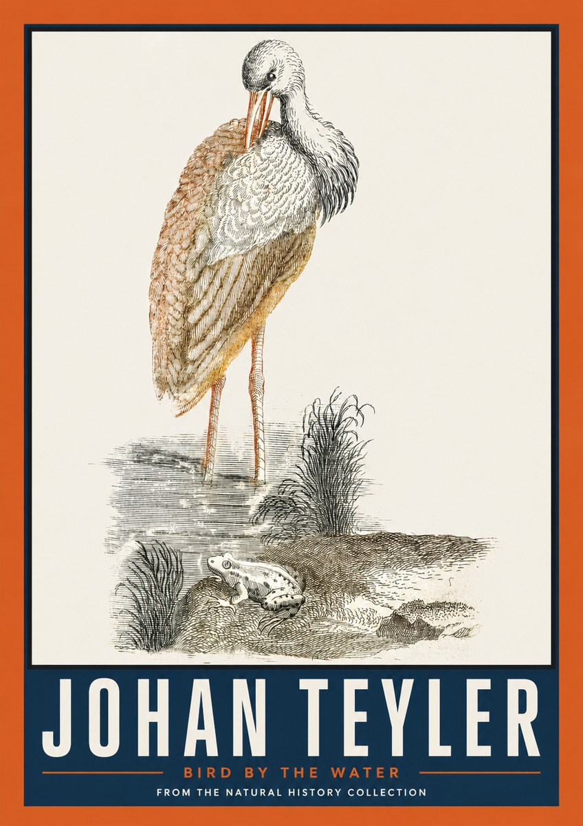 Johan Teyler Bird by the Water No2 - Affiche