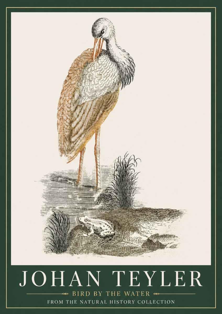 Johan Teyler Bird by the Water No3 - Affiche