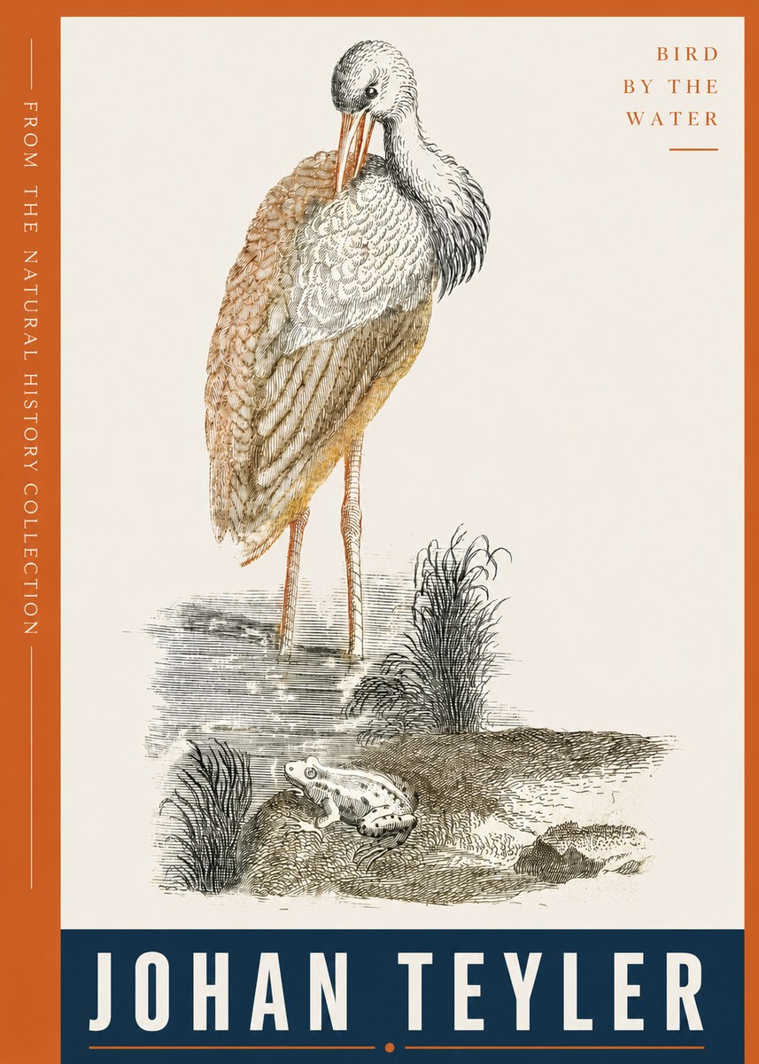 Johan Teyler Bird by the Water No4 - Affiche