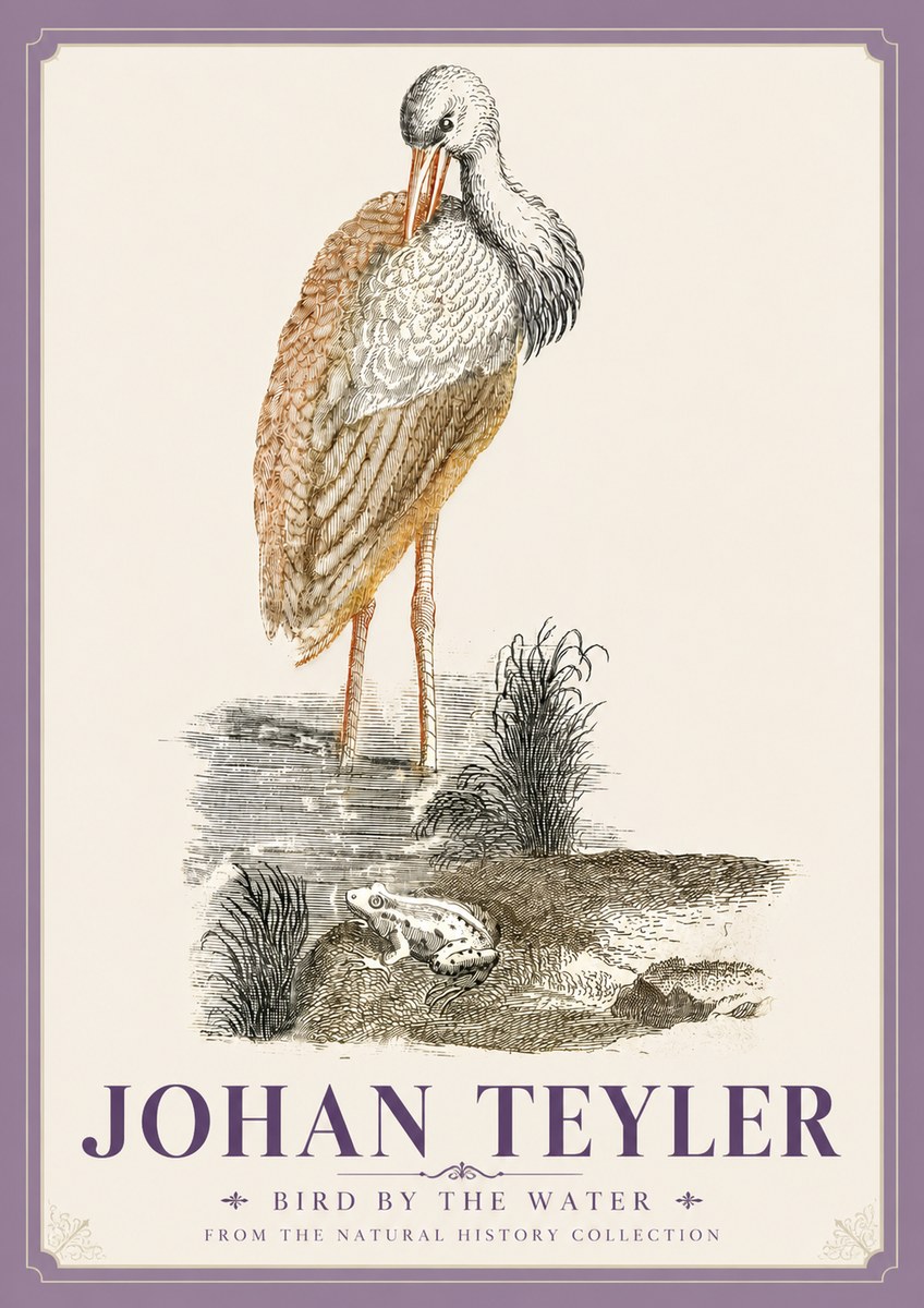 Johan Teyler Bird by the Water No5 - Affiche