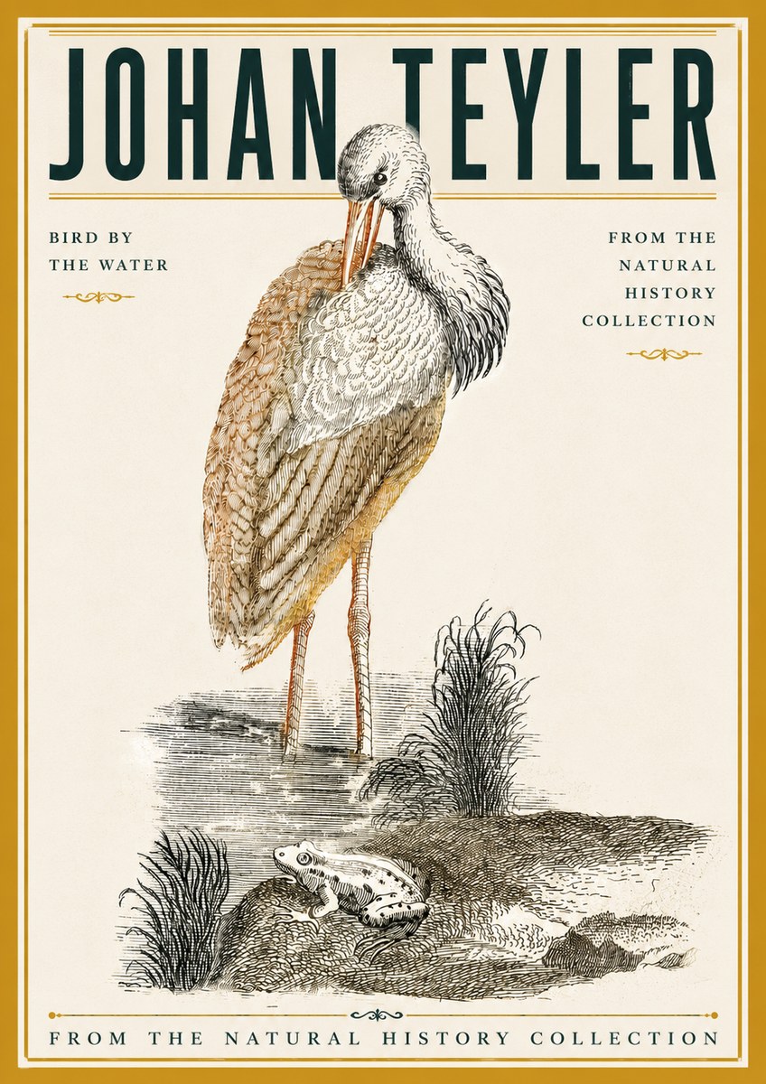 Johan Teyler Bird by the Water No6 - Affiche