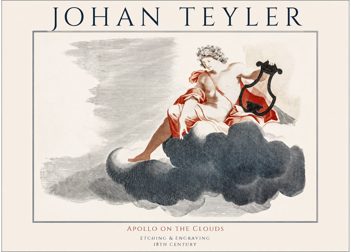 Johan Teyler Apollo on the Clouds No1 - Affiche