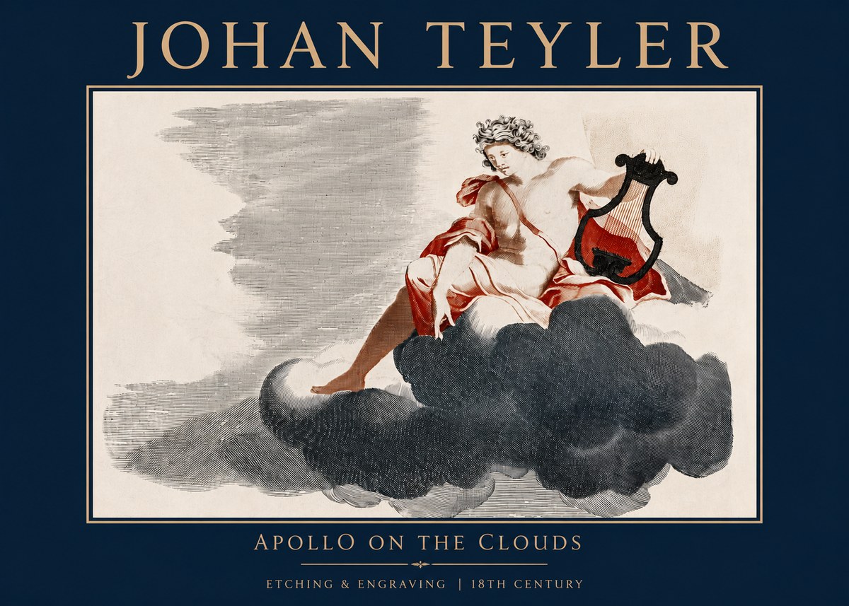 Johan Teyler Apollo on the Clouds No3 - Affiche