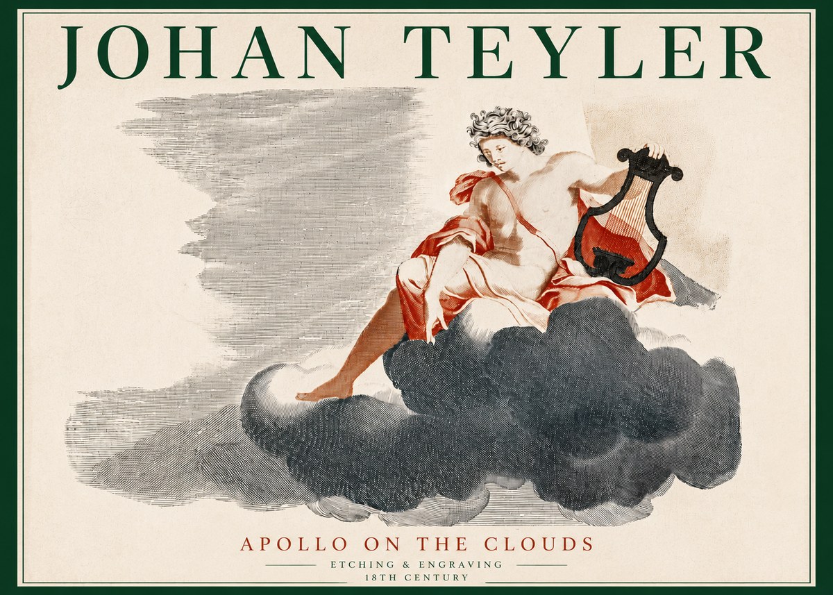 Johan Teyler Apollo on the Clouds No4 - Affiche