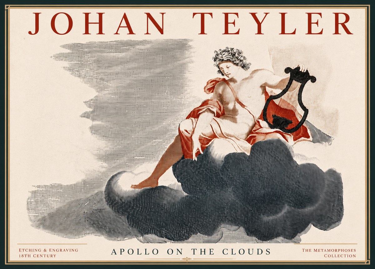 Johan Teyler Apollo on the Clouds No6 - Affiche