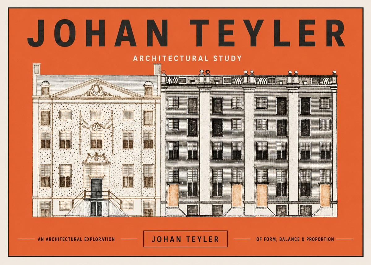 Johan Teyler Architectural Study IV No2 - Affiche