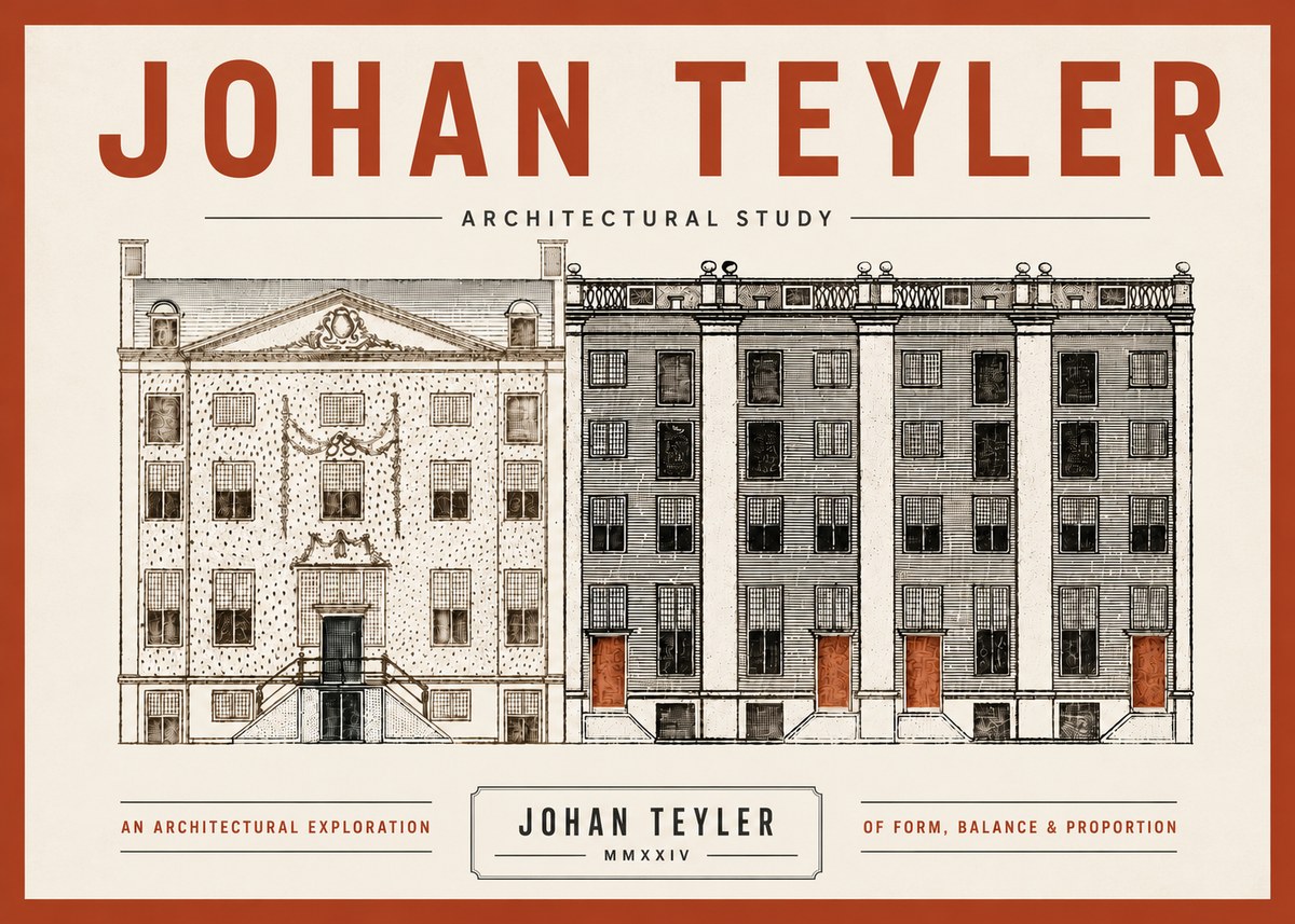 Johan Teyler Architectural Study IV No6 - Affiche