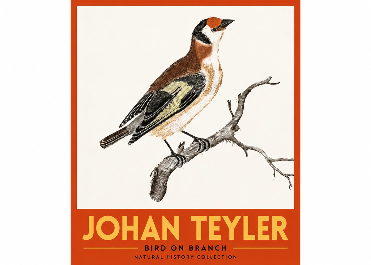 Johan Teyler Song of the Finch No3 - Affiche