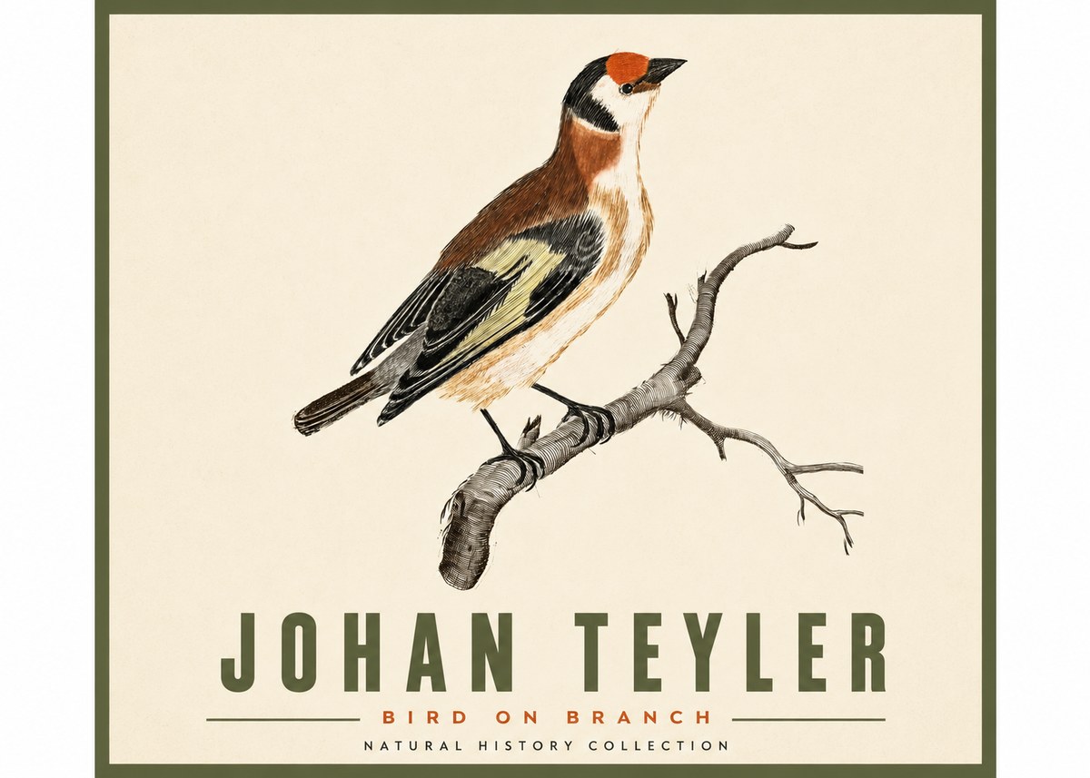 Johan Teyler Song of the Finch No5 - Affiche