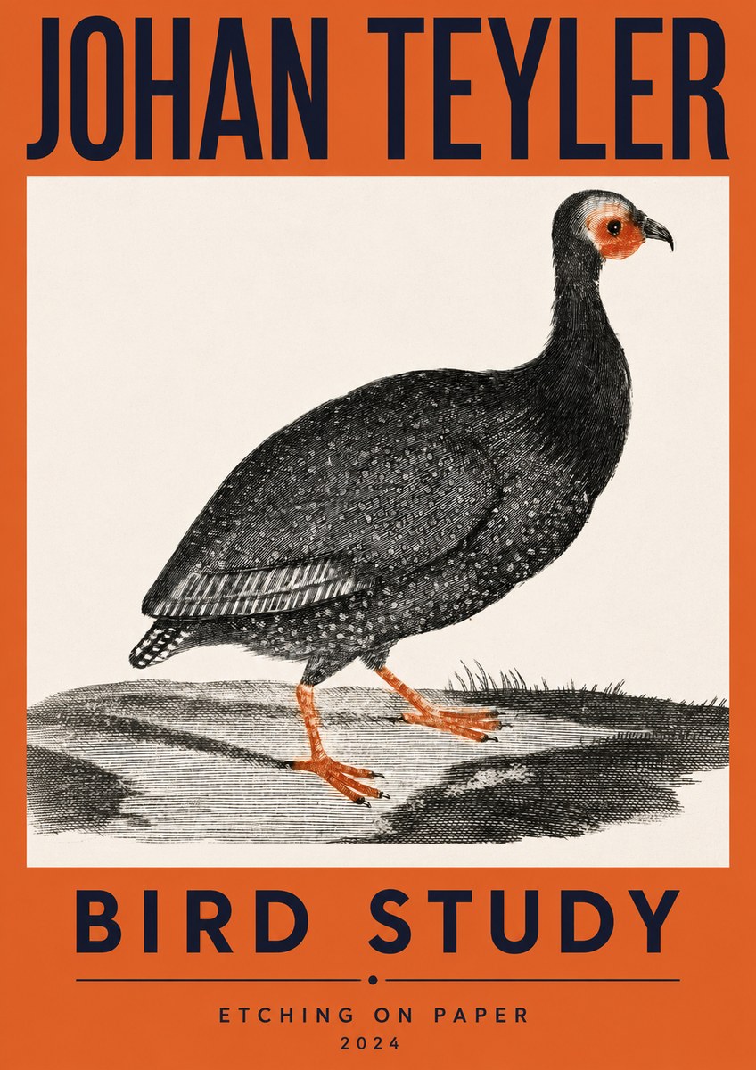 Johan Teyler Bird Study III No2 - Affiche