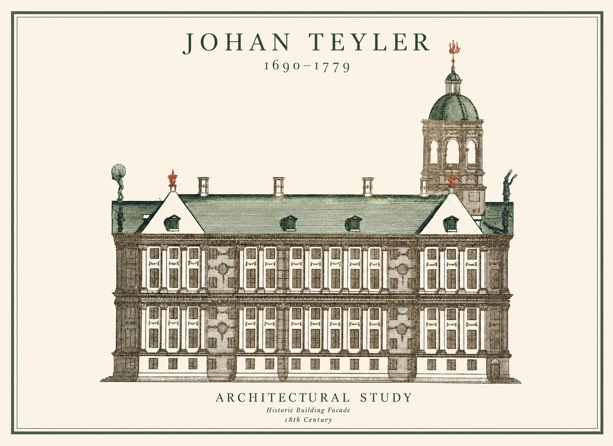 Johan Teyler Architectural Study V No1 - Affiche