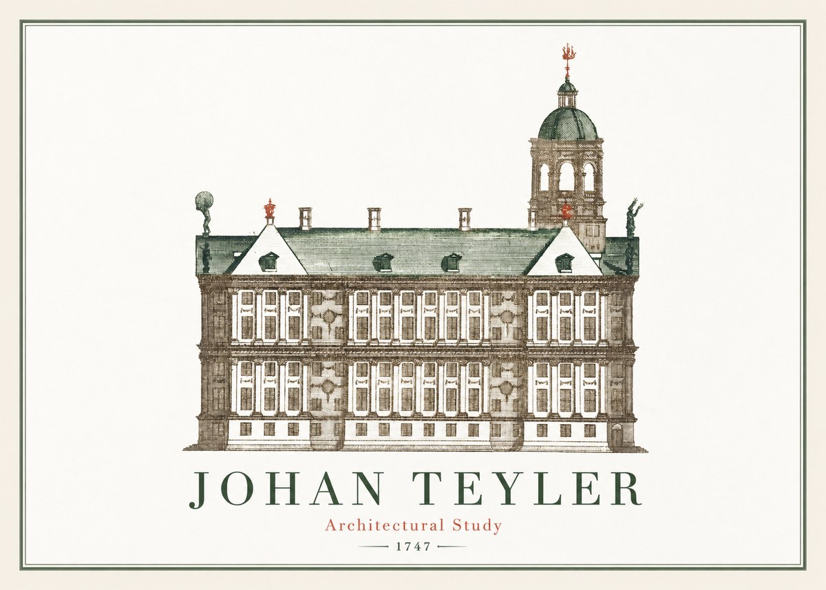 Johan Teyler Architectural Study V No2 - Affiche