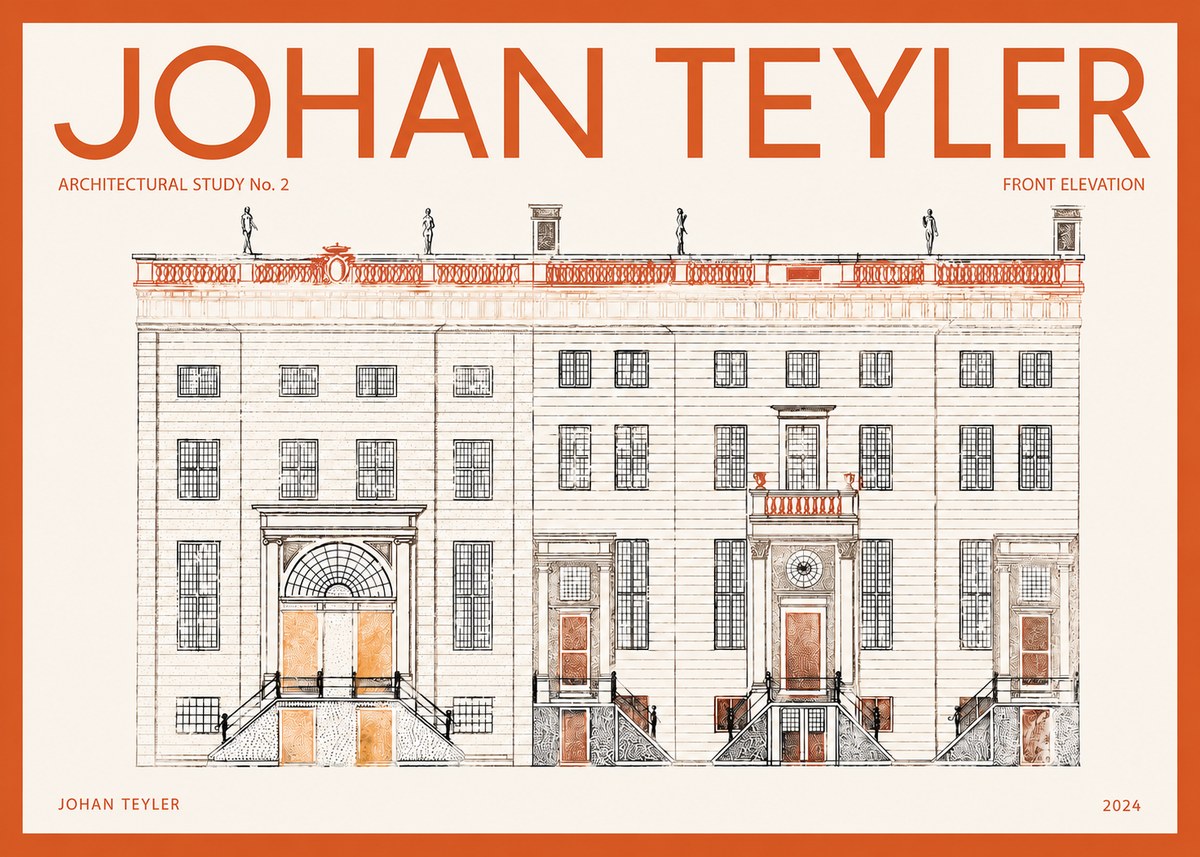 Johan Teyler Architectural Study VI No3 - Affiche