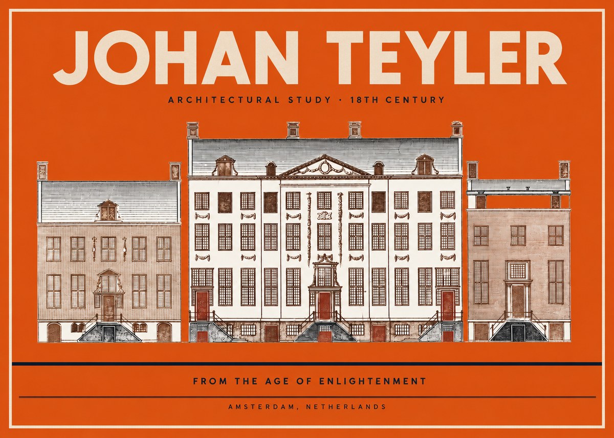 Johan Teyler Architectural Study VII No2 - Affiche