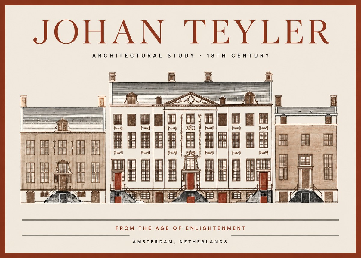 Johan Teyler Architectural Study VII No4 - Affiche