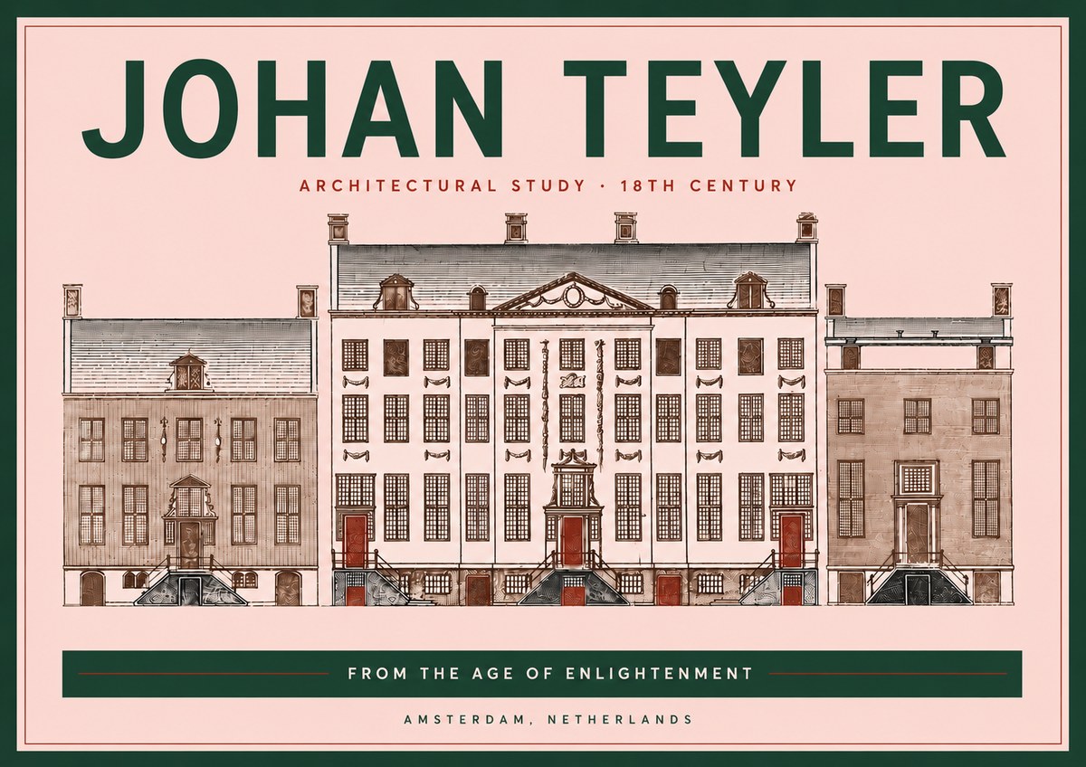 Johan Teyler Architectural Study VII No5 - Affiche