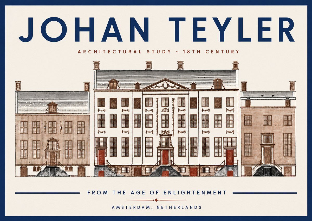 Johan Teyler Architectural Study VII No6 - Affiche