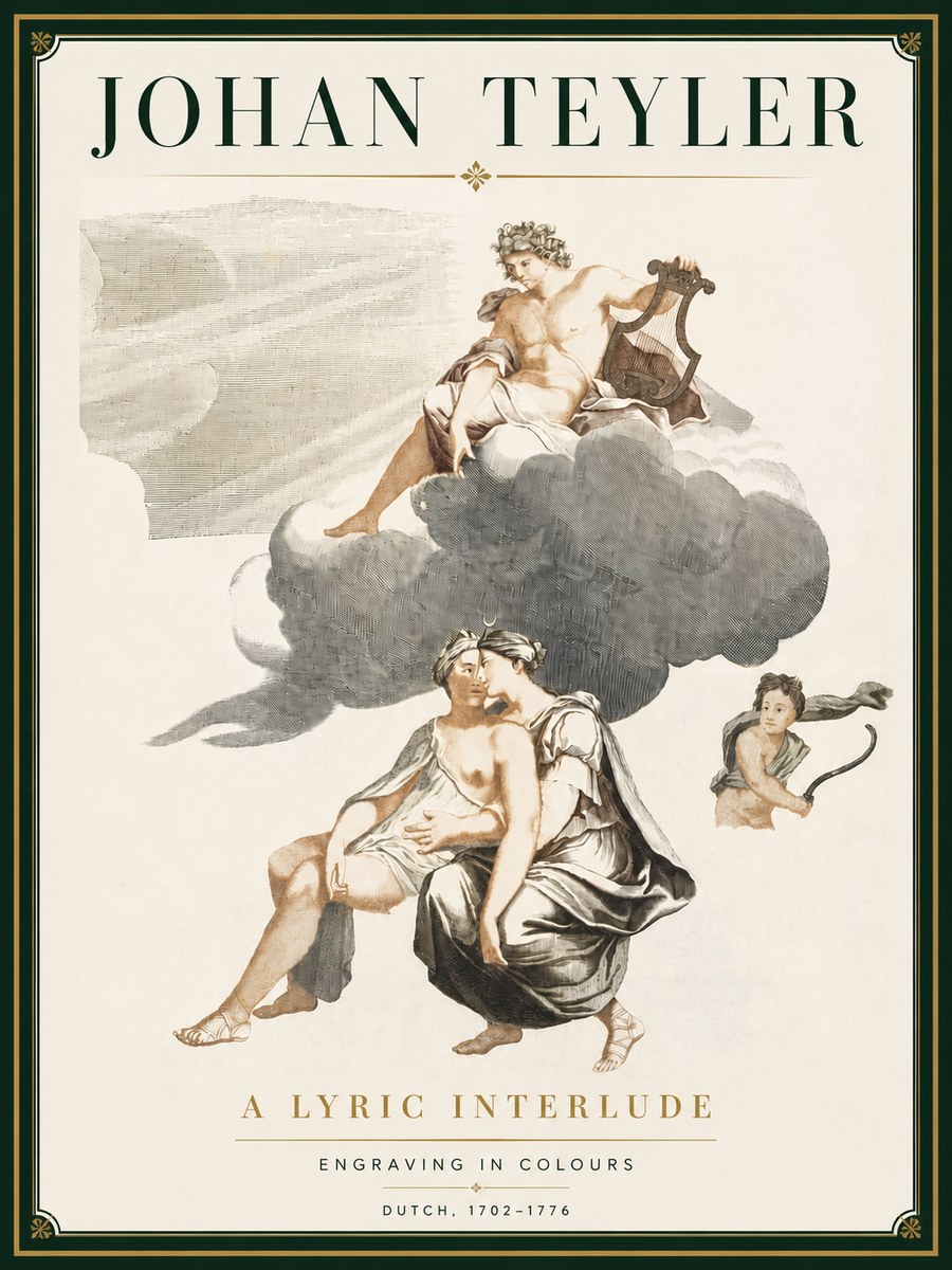 Johan Teyler Allegory of Music and Love No5 - Affiche