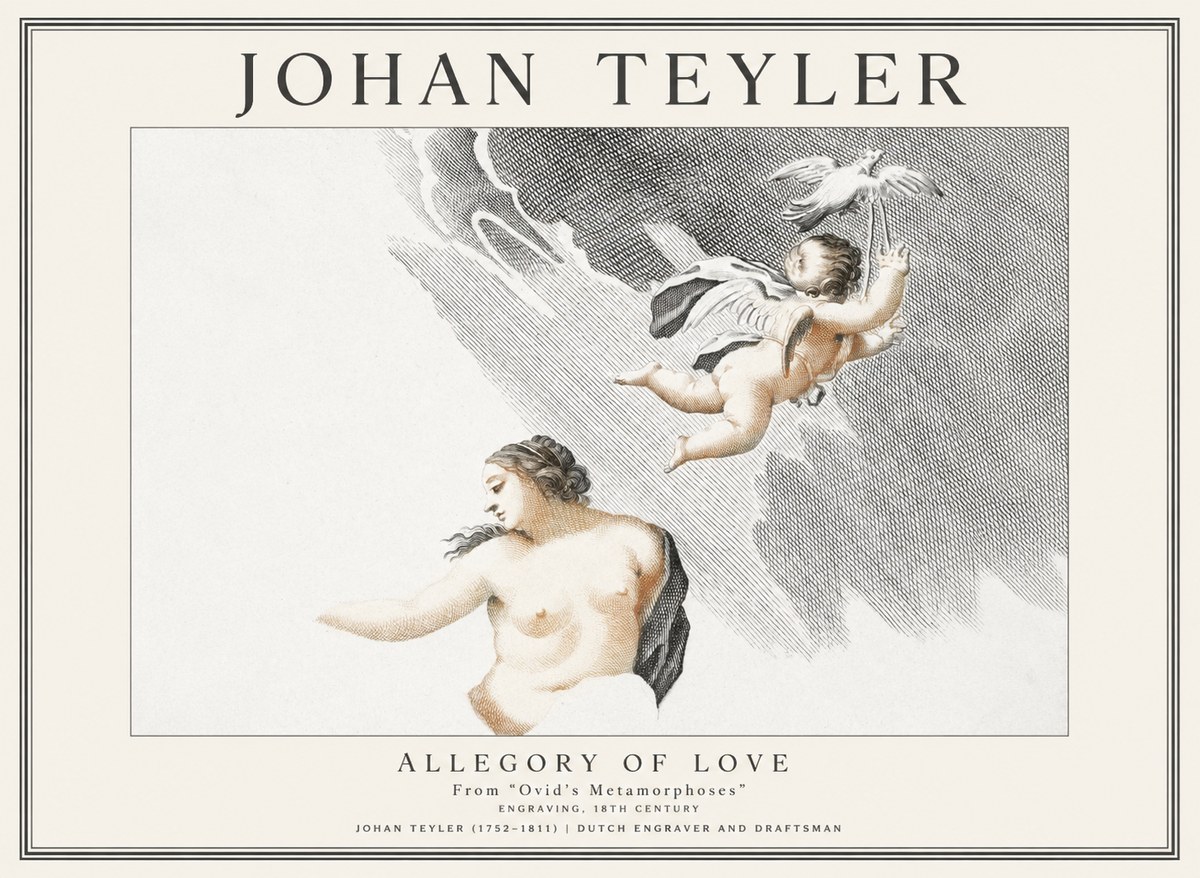 Johan Teyler Allegory of Love No1 - Affiche