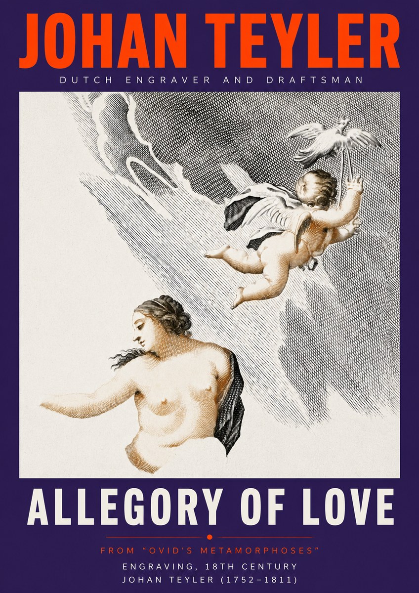 Johan Teyler Allegory of Love No5 - Affiche
