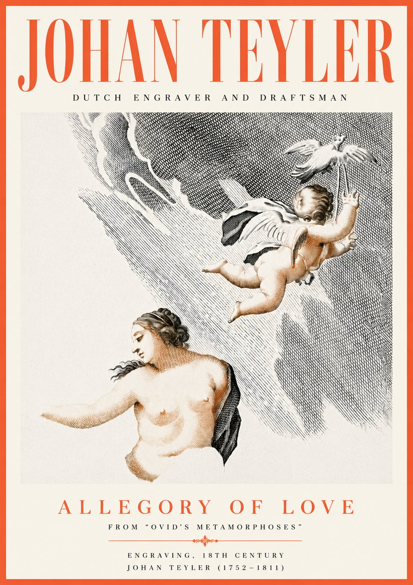 Johan Teyler Allegory of Love No6 - Affiche